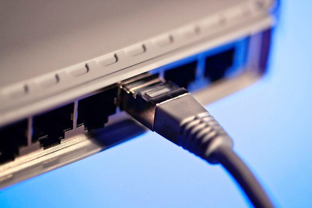 Internet: Cable de red